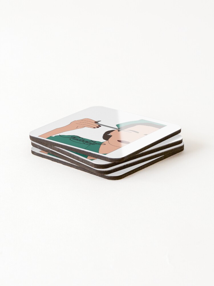 Thumbnail 4 of 5, Coasters (Set of 4), Mildred Ratched designed and sold by Trinitymorton2.
