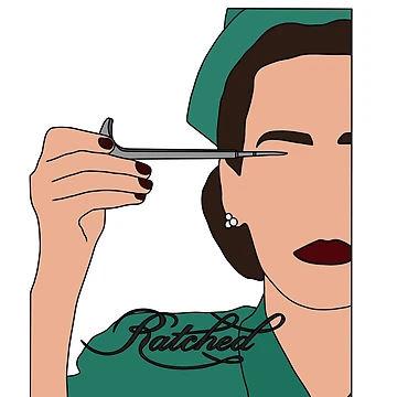 Artwork thumbnail, Mildred Ratched  by Stickersbytrin  :)