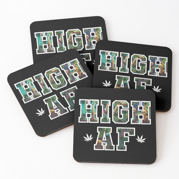 Item preview, High af pot leaf pattern green abstract  designed and sold by YomeHayin.