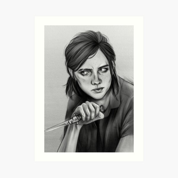 Ellie - TLOU II Art Print for Sale by Mreanderson