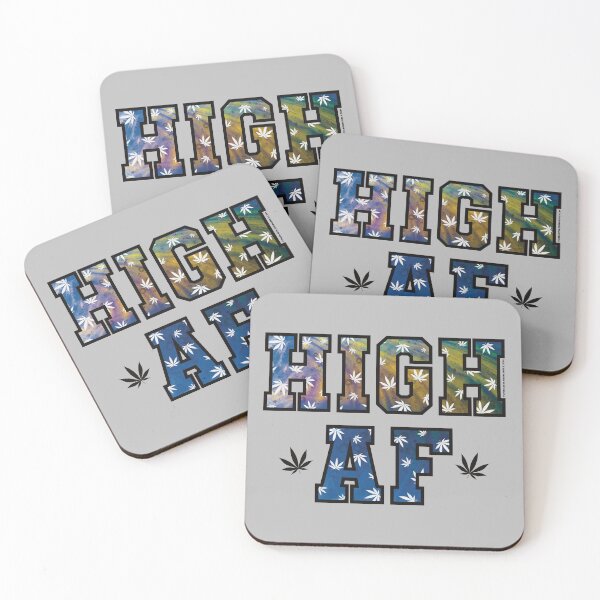 Item preview, High af pot leaf pattern colorful drip designed and sold by YomeHayin.