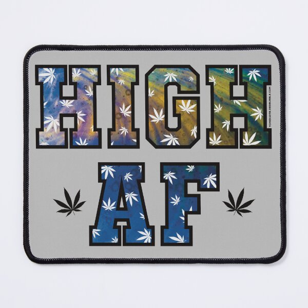 Item preview, High af pot leaf pattern colorful drip designed and sold by YomeHayin.
