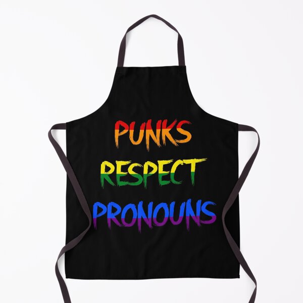Item preview, Los punks respetan los pronombres designed and sold by RevolutionInPaint.