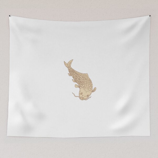 Item preview, Koi Nishikigoi Carp Diving Down Drawing designed and sold by patrimonio.