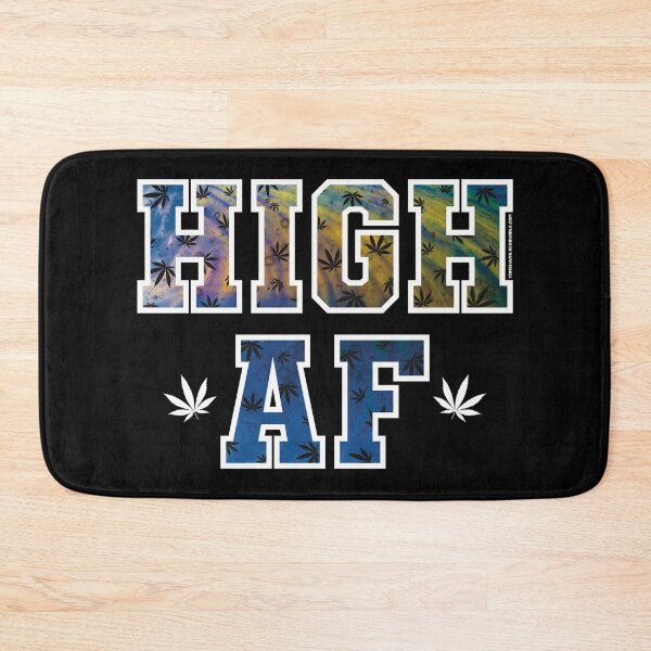 Item preview, High af pot leaf pattern colorful drip designed and sold by YomeHayin.