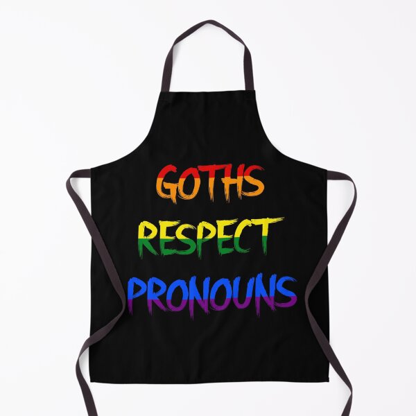 Item preview, Goths Respect Pronouns designed and sold by RevolutionInPaint.