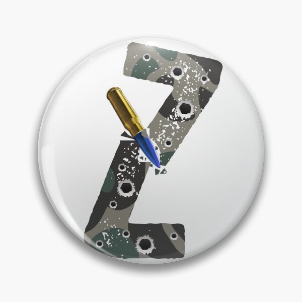 Item preview, Russian Z Letter Army - I stand with Ukraine Military Style - Broken Z designed and sold by Topiest.