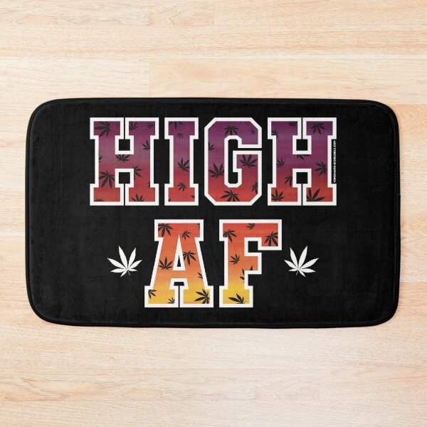 Item preview, High af pot leaf pattern glowing sunset  designed and sold by YomeHayin.