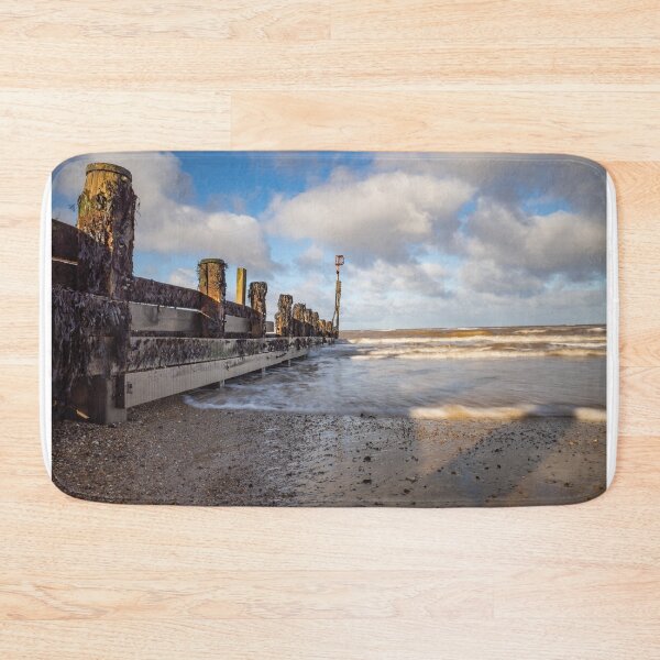Item preview, Long exposure of wooden groynes and sea breakers designed and sold by yackers1.