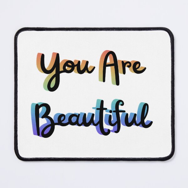 Item preview, You Are Beautiful, Rainbow Letters designed and sold by MamaSweetea.