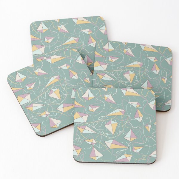 Item preview, Patrón de pastel de cometa voladora colorida caprichosa designed and sold by haximica.