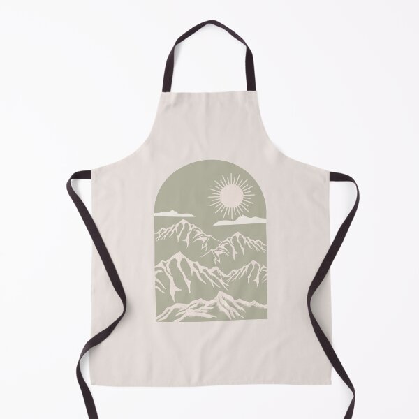Item preview, Boho Neutral Minimalist Landscape Nature Mounted Print designed and sold by zedonee.