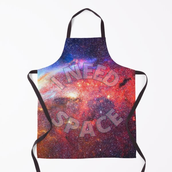Item preview, I Need Space (Circle) - Fiery Storm Galaxy designed and sold by Quirkdom.