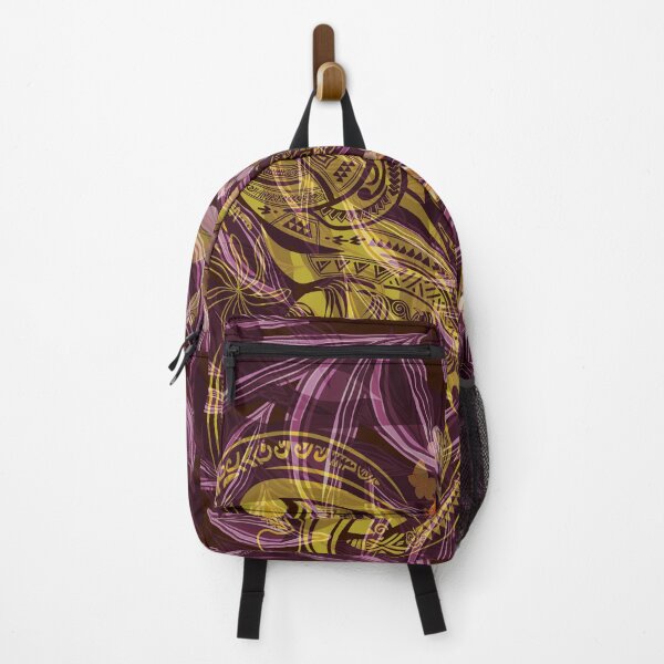 Item preview, Abstract Hawaiian Tropical With Gold Tribal Overlay  designed and sold by sunnthreads.