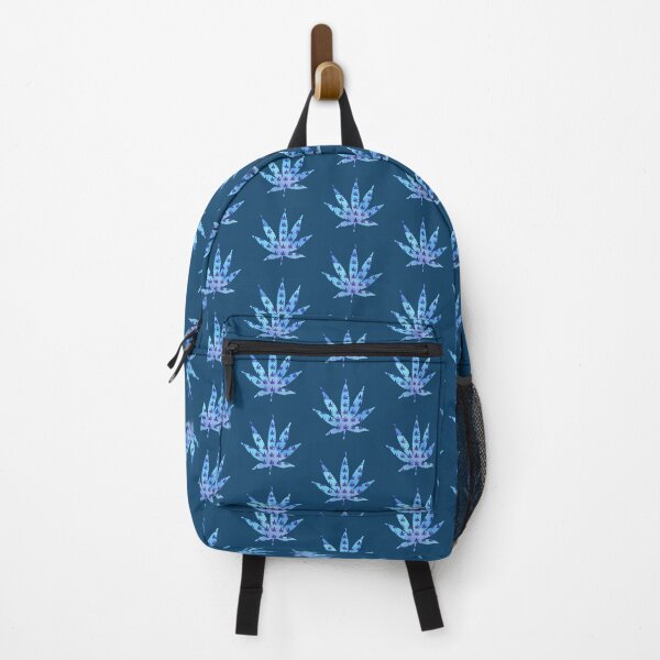 Item preview, Hemp leaf blue designed and sold by CannaGranny™ .