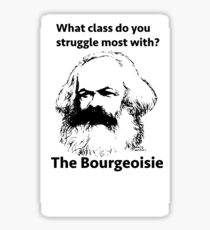 bourgeoisie Sticker