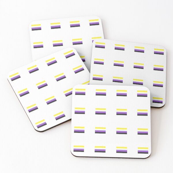 Item preview, Nonbinary flag sticker pack - 16 non-binary stickerpack designed and sold by Inspirationmotivation.