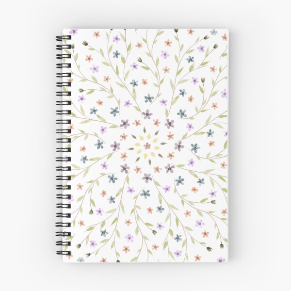 Item preview, Hello Spring | Cute And Beautiful Watercolour Flowers And Green Leaves Pattern  designed and sold by HarrysMomStudio.