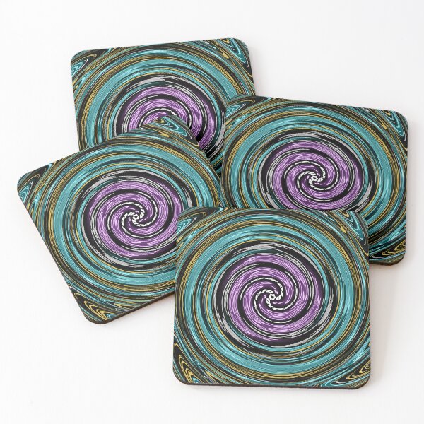 Item preview, Abstract swirl funky pattern designed and sold by Designbyfia.
