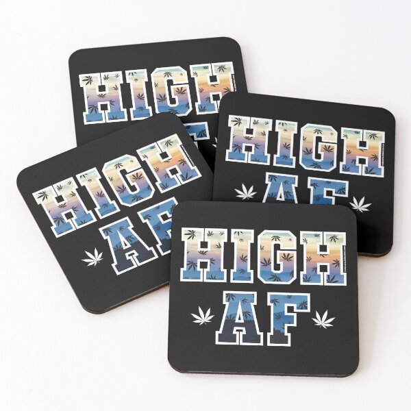 Item preview, High af pot leaf pattern beautiful sunset  designed and sold by YomeHayin.