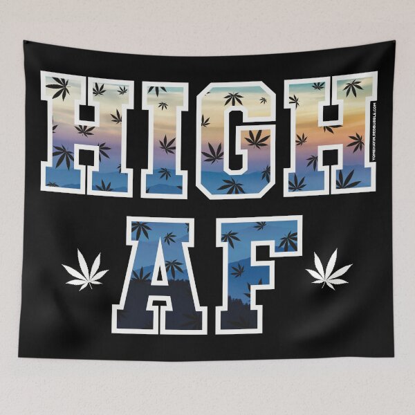 Item preview, High af pot leaf pattern beautiful sunset  designed and sold by YomeHayin.