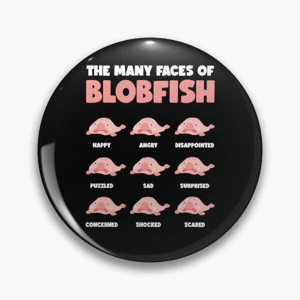 Item preview, The Many Faces Of Blobfish Fisherman Gift Funny Blobfish  designed and sold by Lenny Stahl.