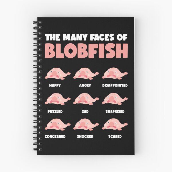 Item preview, The Many Faces Of Blobfish Fisherman Gift Funny Blobfish  designed and sold by Lenny Stahl.