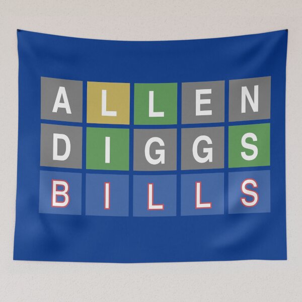 Item preview, Buffalo Football Wordle designed and sold by Ericscape.
