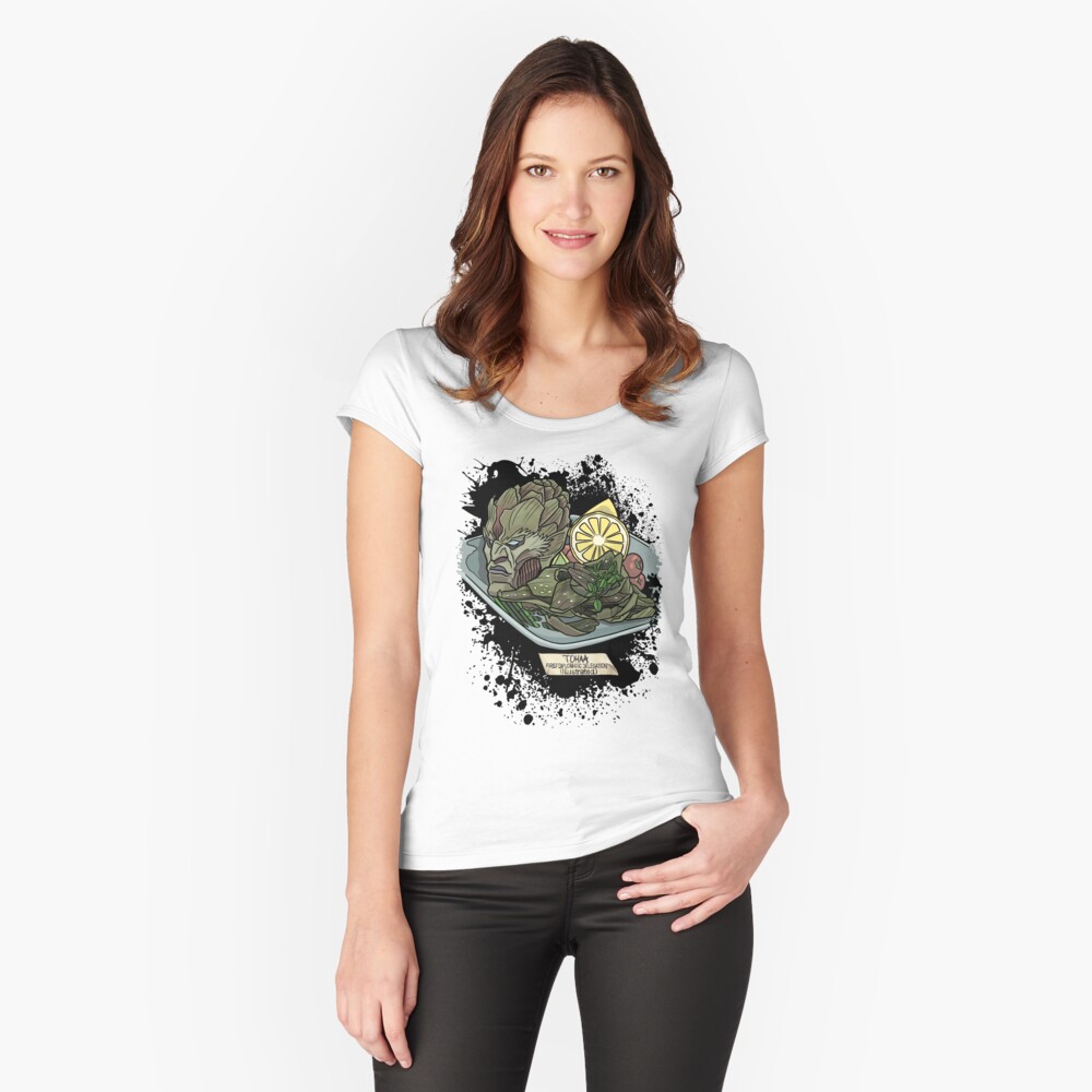 Item preview, Fitted Scoop T-Shirt designed and sold by GallonTattoo.