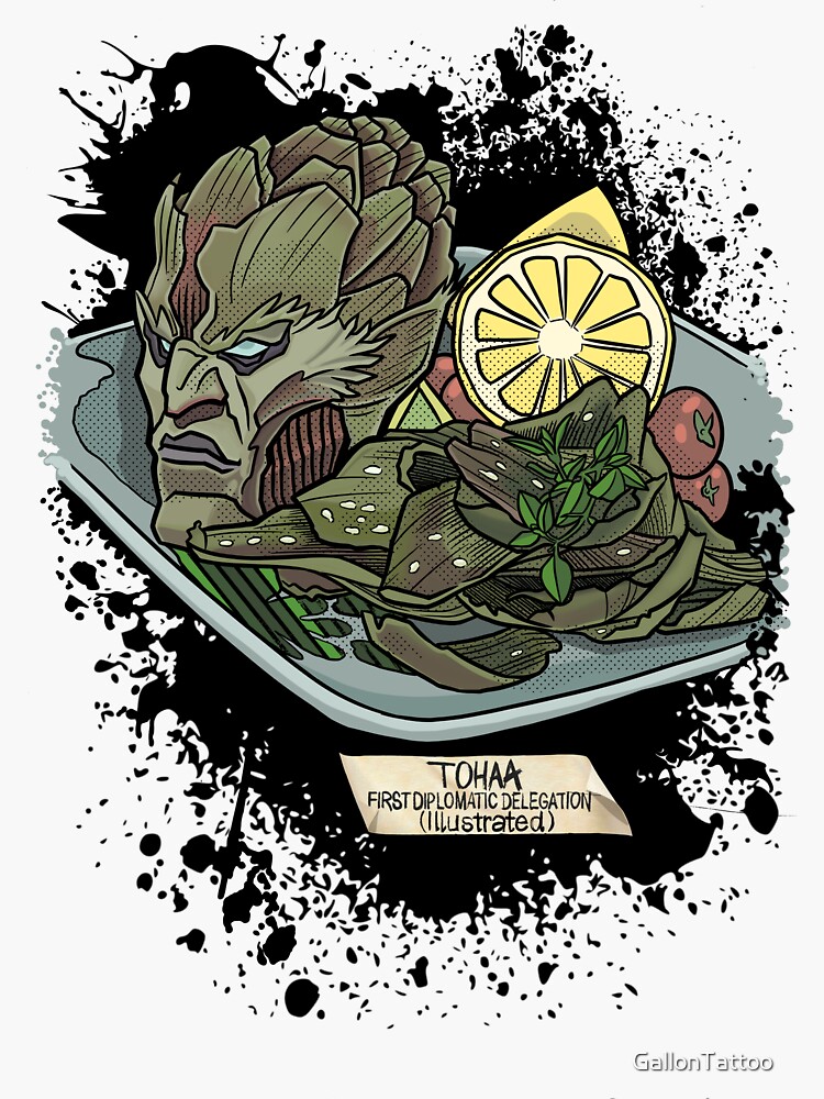 Thumbnail 3 of 3, Sticker, Infinity Tohaa designed and sold by GallonTattoo.