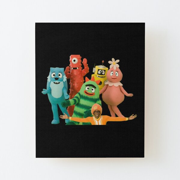 yo gabba gabba friends Mounted Print for Sale by j-acob-s