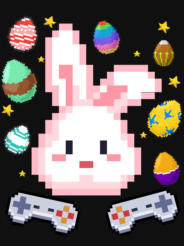 Disover Bunny Easter Gamer Controller - Funny Easter Egg  Racerback Tank Top