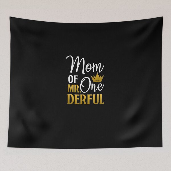 Item preview, Mom Of Mr Onederful 1st Birthday Mother's Day First Mom designed and sold by DecarloCharact.
