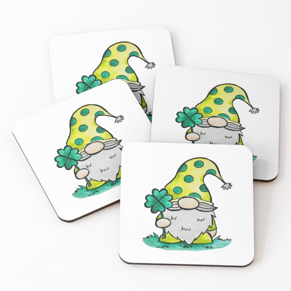 Item preview, St. Patrick's Day Gnome Watercolor designed and sold by kmstudio.