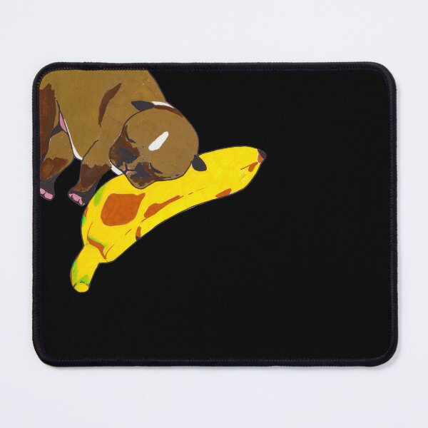 Item preview, BABY PUPPY NAPPING ON A BANANA designed and sold by super_shimizu.
