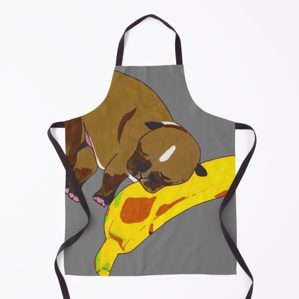 Item preview, BABY PUPPY NAPPING ON A BANANA designed and sold by super_shimizu.