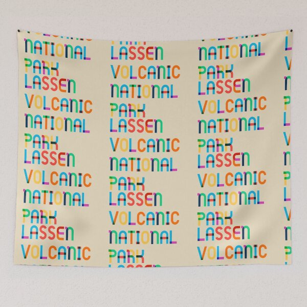 Item preview, Colorful Vintage I Love Lassen Volcanic National Park, Travel California USA designed and sold by Travalex.