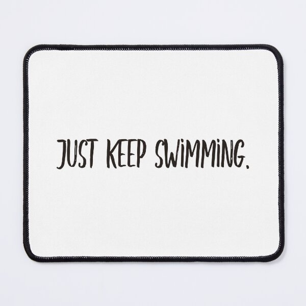 Item preview, Just keep swimming (black) designed and sold by didijuca.