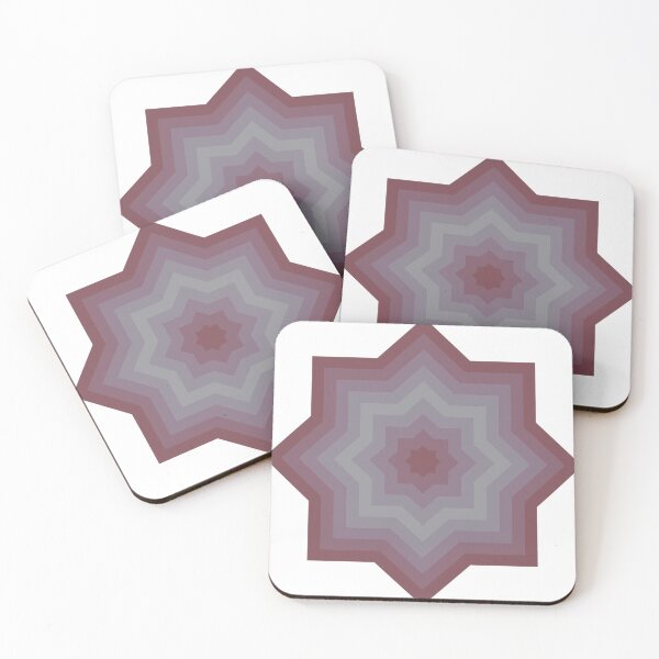 Item preview, Wild Ginger Ultimate Grey Abstract Star Pattern designed and sold by PatternSalad.
