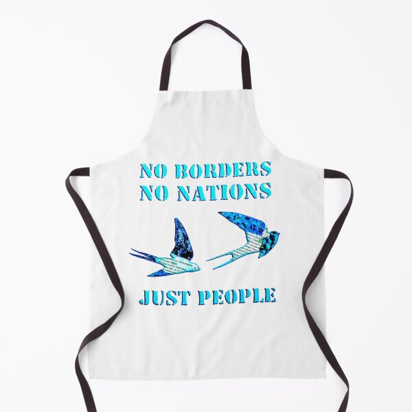 Item preview, No Borders No Nations Just People collage designed and sold by BryonyMayArt.