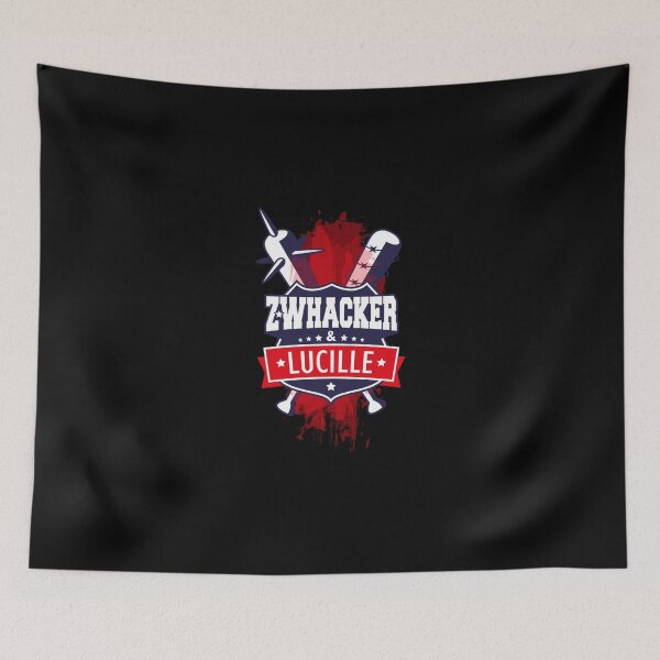Item preview, Z-Whacker And Lucille Sticker designed and sold by callujohn7.