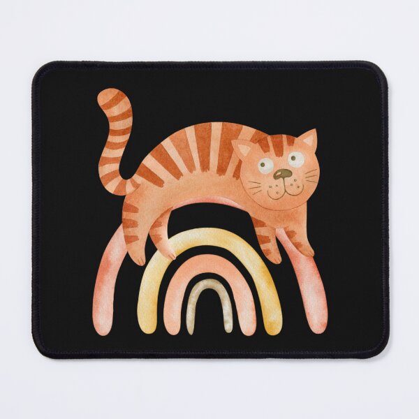 Item preview, Boho Rainbow Cat designed and sold by HappyLifeCreate.