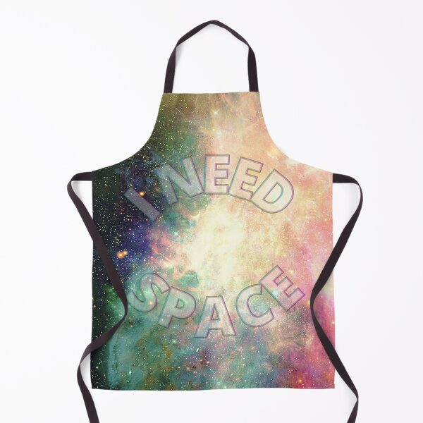 Item preview, I Need Space (Circle) - Pastel Green, Yellow, Pink Galaxy designed and sold by Quirkdom.