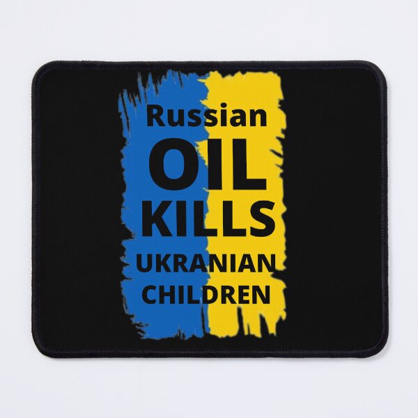 Item preview, RUSSIAN OIL KILLS UKRANIAN CHILDREN designed and sold by zakariadesigner.