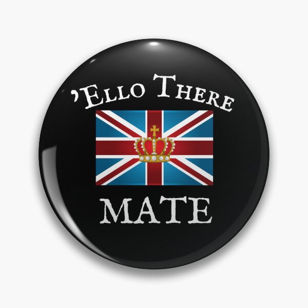 Item preview, 'ELLO THERE MATE, British, Union Jack Flag designed and sold by Krafty  Arts Studio.