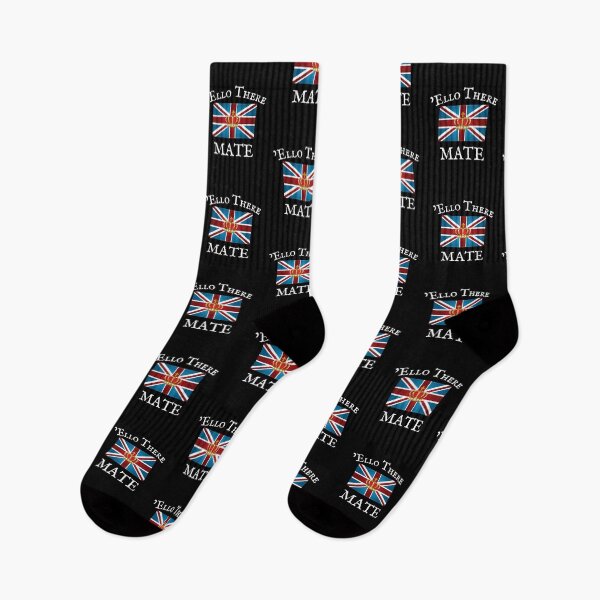Item preview, 'ELLO THERE MATE, British, Union Jack Flag designed and sold by Krafty  Arts Studio.