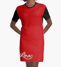 LOVE Graphic T-Shirt Dress