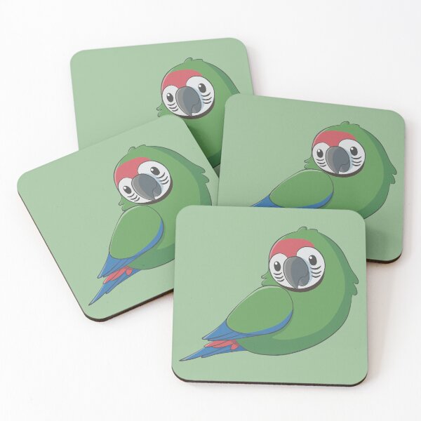 Item preview, Adorable fluffy military macaw designed and sold by AniBeanz.