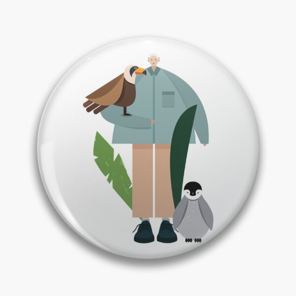 Item preview, David Attenborough-bird   designed and sold by JaylChance.