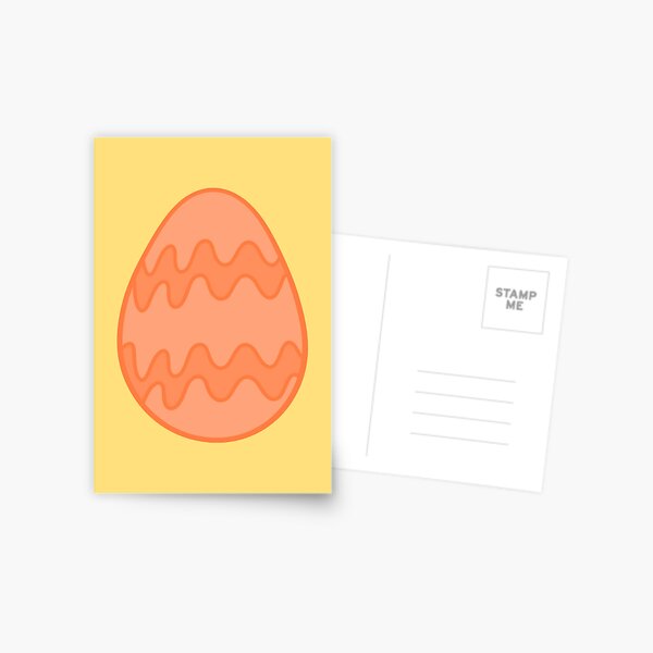 Item preview, Decorated Orange Easter Egg For Cards designed and sold by Harrie McCormick.